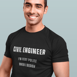 Civil Engineer Pun Tee Shirt - Guilty Kick Apparel