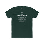 Classified Redacted Questions Tee Absurdist Overthinker Zipper Smile Graphic T-Shirt - Guilty Kick Apparel