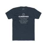 Classified Redacted Questions Tee Absurdist Overthinker Zipper Smile Graphic T-Shirt - Guilty Kick Apparel