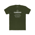 Classified Redacted Questions Tee Absurdist Overthinker Zipper Smile Graphic T-Shirt - Guilty Kick Apparel