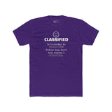 Classified Redacted Questions Tee Absurdist Overthinker Zipper Smile Graphic T-Shirt - Guilty Kick Apparel