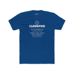 Classified Redacted Questions Tee Absurdist Overthinker Zipper Smile Graphic T-Shirt - Guilty Kick Apparel