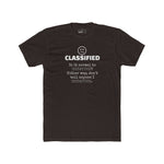Classified Redacted Questions Tee Absurdist Overthinker Zipper Smile Graphic T-Shirt - Guilty Kick Apparel