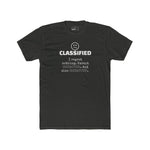 Classified Redacted Regrets Tee Absurdist Introvert Zipper Smile Graphic T-Shirt - Guilty Kick Apparel