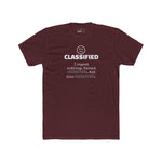 Classified Redacted Regrets Tee Absurdist Introvert Zipper Smile Graphic T-Shirt - Guilty Kick Apparel