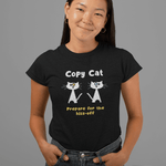Copy Cat: Prepare for the Hiss - Off Tee Mid - Century Modern Multi - Cat Household Graphic Shirt - Guilty Kick Apparel