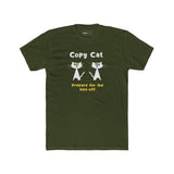 Copy Cat: Prepare for the Hiss - Off Tee Mid - Century Modern Multi - Cat Household Graphic Shirt - Guilty Kick Apparel
