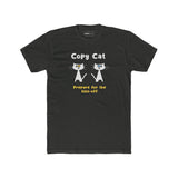 Copy Cat: Prepare for the Hiss - Off Tee Mid - Century Modern Multi - Cat Household Graphic Shirt - Guilty Kick Apparel