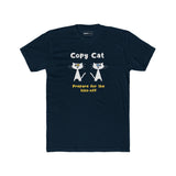 Copy Cat: Prepare for the Hiss - Off Tee Mid - Century Modern Multi - Cat Household Graphic Shirt - Guilty Kick Apparel