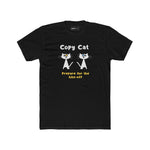 Copy Cat: Prepare for the Hiss - Off Tee Mid - Century Modern Multi - Cat Household Graphic Shirt - Guilty Kick Apparel