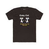 Copy Cat: Prepare for the Hiss - Off Tee Mid - Century Modern Multi - Cat Household Graphic Shirt - Guilty Kick Apparel