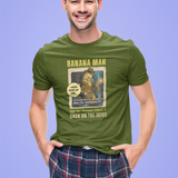 Detective Banana Hardboiled Noir Parody T-Shirt - Gritty Pulp Fiction Humor Tee