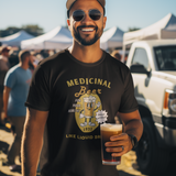 Medicinal Beer Retro Cartoon T-Shirt, Vintage 1930s Doctor Certified Liquid Bread Bartender Tee