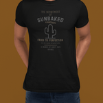 Department of Sunbaked Control Retro Tee Funny Cactus Faded Distressed T-Shirt - Guilty Kick Apparel