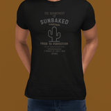 Department of Sunbaked Control Retro Tee Funny Cactus Faded Distressed T-Shirt - Guilty Kick Apparel