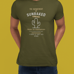 Department of Sunbaked Control Retro Tee Funny Cactus Faded Distressed T-Shirt - Guilty Kick Apparel