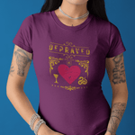 Depraved at Heart Vintage Sunbaked Graphic T-Shirt | Sarcastic Dark Humor & Gothic Tarot Tee - Guilty Kick Apparel