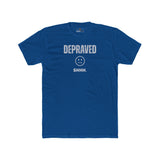 Depraved Shhh Zipper Mouth T-Shirt Dark Humor Satire Graphic Tee - Guilty Kick Apparel