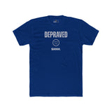 Depraved Shhh Zipper Mouth T-Shirt Dark Humor Satire Graphic Tee - Guilty Kick Apparel