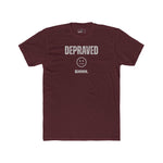 Depraved Shhh Zipper Mouth T-Shirt Dark Humor Satire Graphic Tee - Guilty Kick Apparel
