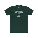Depraved Shhh Zipper Mouth T-Shirt Dark Humor Satire Graphic Tee - Guilty Kick Apparel