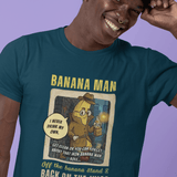 Detective Banana Hardboiled Noir Parody T-Shirt - Gritty Pulp Fiction Humor Tee - Guilty Kick Apparel