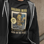 Detective Banana Hardboiled Noir Parody T-Shirt - Gritty Pulp Fiction Humor Tee - Guilty Kick Apparel