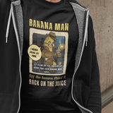 Detective Banana Hardboiled Noir Parody T-Shirt - Gritty Pulp Fiction Humor Tee - Guilty Kick Apparel