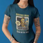 Detective Banana Hardboiled Noir Parody T-Shirt - Gritty Pulp Fiction Humor Tee - Guilty Kick Apparel