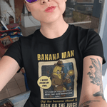 Detective Banana Hardboiled Noir Parody T-Shirt - Gritty Pulp Fiction Humor Tee - Guilty Kick Apparel