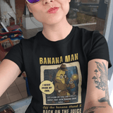 Detective Banana Hardboiled Noir Parody T-Shirt - Gritty Pulp Fiction Humor Tee - Guilty Kick Apparel