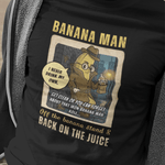 Detective Banana Hardboiled Noir Parody T-Shirt - Gritty Pulp Fiction Humor Tee - Guilty Kick Apparel