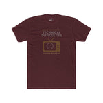Distressed, Vintage Technical Difficulties Retro TV Graphic Tee, Funny Satire T-Shirt - Guilty Kick Apparel