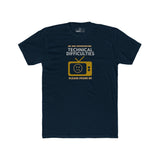 Distressed, Vintage Technical Difficulties Retro TV Graphic Tee, Funny Satire T-Shirt - Guilty Kick Apparel