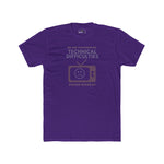 Distressed, Vintage Technical Difficulties Retro TV Graphic Tee, Funny Satire T-Shirt - Guilty Kick Apparel