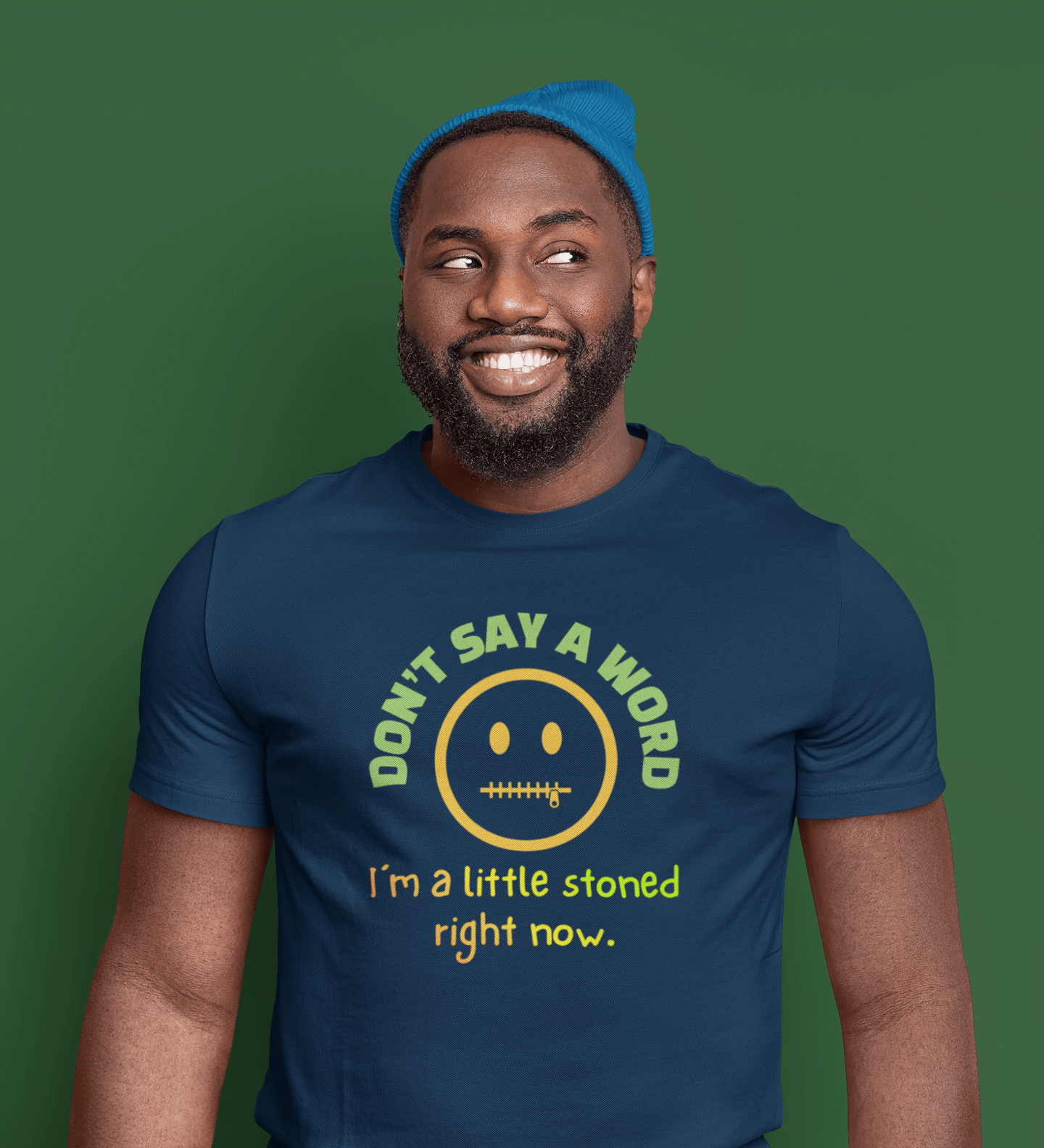 Don't Say A Word I'm A Little Stoned Right Now T-Shirt Funny Sarcastic Weed Humor Tee - Guilty Kick Apparel