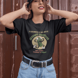 Existential Cucumber T-Shirt - Vintage Rubber Hose Pickle Crisis Humor Graphic Tee - Guilty Kick Apparel