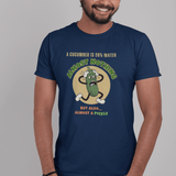 Existential Cucumber T-Shirt - Vintage Rubber Hose Pickle Crisis Humor Graphic Tee - Guilty Kick Apparel