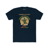 Existential Cucumber T-Shirt - Vintage Rubber Hose Pickle Crisis Humor Graphic Tee - Guilty Kick Apparel