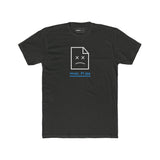 Failed to Load Graphic Tee - Funny Glitch Art Shirt - Guilty Kick Apparel