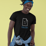 Failed to Load Graphic Tee - Funny Glitch Art Shirt - Guilty Kick Apparel