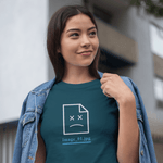 Failed to Load Graphic Tee - Funny Glitch Art Shirt - Guilty Kick Apparel