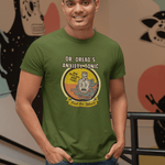 Feel The Jitters - Dr. Dread's Anxiety Tonic Funny Retro Mascot T-Shirt - Guilty Kick Apparel