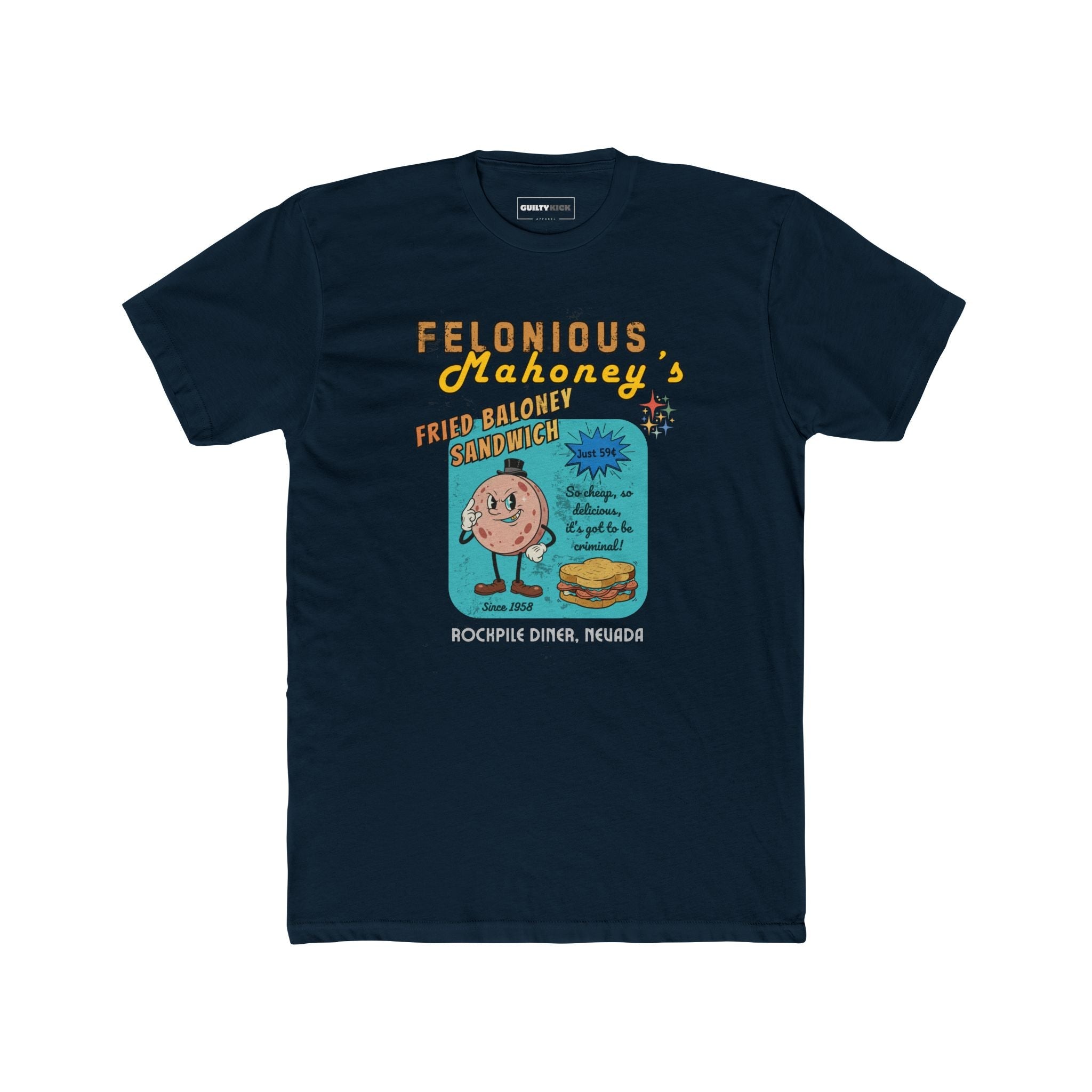 Felonious Mahoney's Atomic - Age Baloney Tee - Guilty Kick Apparel