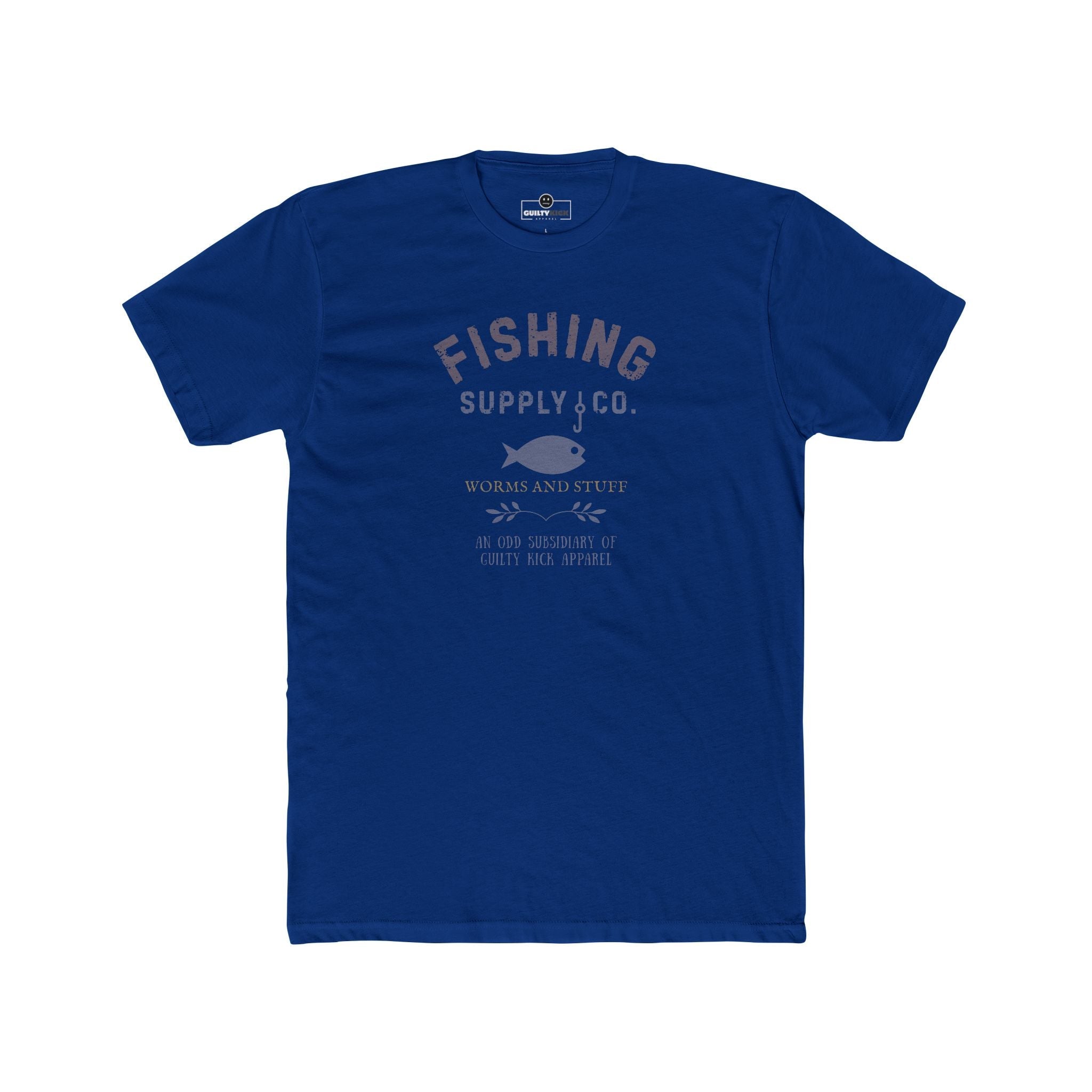 Fishing Supply Co. Worms and Stuff Satirical T-Shirt Premium Retro Distressed Sunbaked Graphic Tee - Guilty Kick Apparel