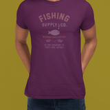 Fishing Supply Co. Worms and Stuff Satirical T-Shirt Premium Retro Distressed Sunbaked Graphic Tee - Guilty Kick Apparel