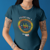 Francine's Zombie Bistro T-Shirt | Funny Vintage Cannibal Restaurant Graphic Tee | Guilty Kick Halloween Collection - Guilty Kick Apparel