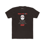 Friday the 14th: Funny Minimalist Slasher Parody T-Shirt - Guilty Kick Apparel