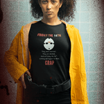Friday the 14th: Funny Minimalist Slasher Parody T-Shirt - Guilty Kick Apparel