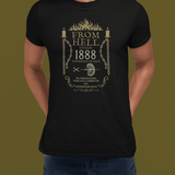 From Hell 1888 Graphic Tee, Jack Whitechapel Vigilance Committee Neighborhood Watch Shirt, Victorian True Crime Satire Halloween T-Shirt - Guilty Kick Apparel